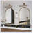 Iron Framed Arched Wall Mirror, Wall Decor Arch Mirror-128376548