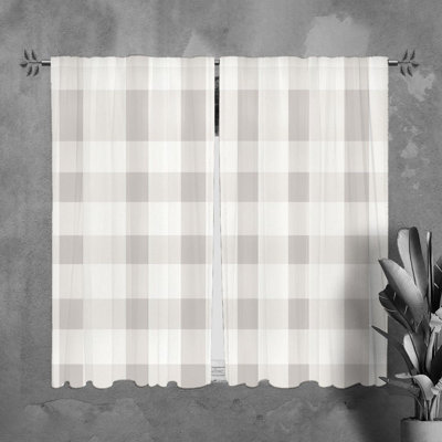 Paire de rideaux obscurcissant en polyester Charlcie
