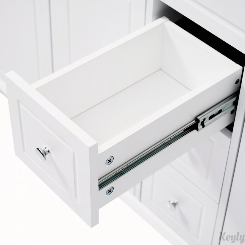 Meuble-lavabo 60 po avec double lavabo en résine
