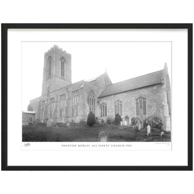 Swanton Morley, All Saints Church 1901 by Francis Frith - Single Picture Frame Print