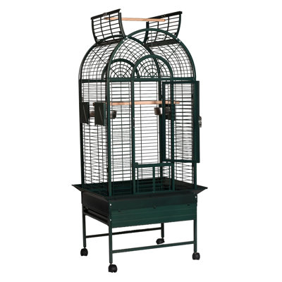  Cage moyenne ouverte avec couvercle vert par HQ