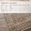 Tapis oriental en polypropylène tissé à la machine Clemente en brun clair / taupe-372029403