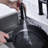 Matte Black Bridge Kitchen Faucet With Pull-Down Functionality - Dual Handle For Precise Flow And Temperature Adjustment 360 Rotating High Nozzle Enhanced Sink Space Quality Brass Material Durability