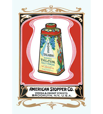 Rose Saladin Talcum Powder Vintage Advertisement Rose Saladin Talcum Powder Vintage Advertisement