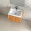 Ensemble de meuble-lavabo mural 24 po avec 2 tiroirs de rangement