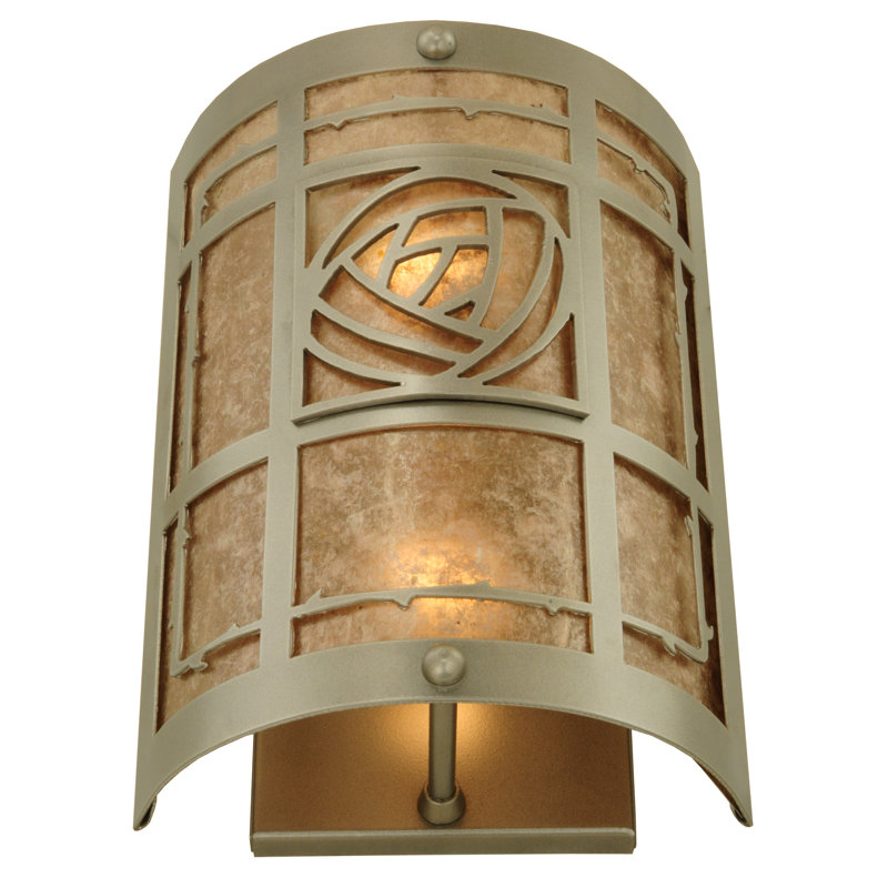 Rustic Lodge Flush Mounted Sconce