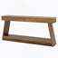 Table de canapé à deux niveaux, console de hall d'entrée polyvalente avec panneau de fibres à densité moyenne durable et style maison de campagne rustique pour une vie moderne-1646247292