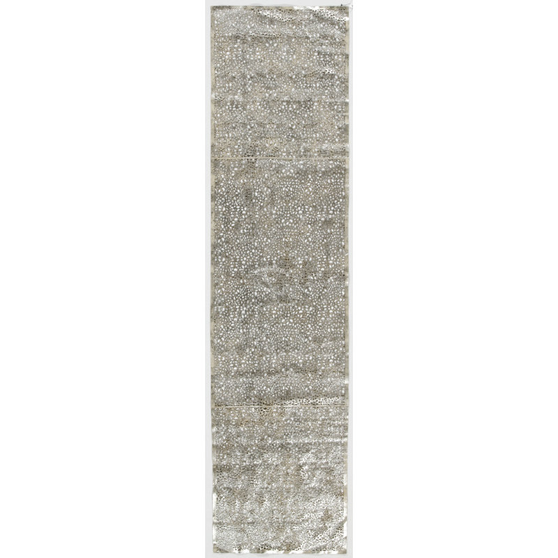 Margrethe Natural Hide Table Runner, 79" L x 20" W, Brown