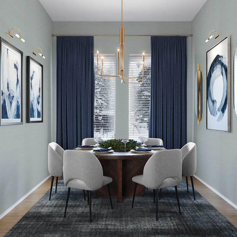 Fine Weave Abaca Authentic Grasscloth Wallpaper, Blue