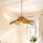 Luminaire suspendu en rotin pour îlot de cuisine-1190293826
