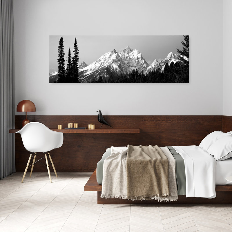 Cathedral Group Grand Teton National Park WY by Leo L. Larson - Wrapped Canvas Panoramic Print, 50.8 cm H x 152.4 cm W