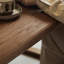 Table de salle à manger en bois massif avec pieds épais et larges-107724800