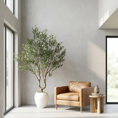 8FT Full & Lush Multi-Branch Artificial Olive Tree