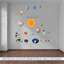 Astrology & Stars Non-Wall Damaging Wall Decal