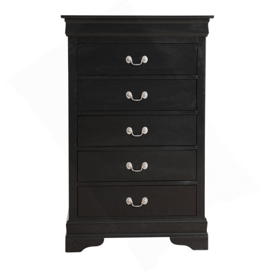 Commode Louisphillipe G02150-CH, noire