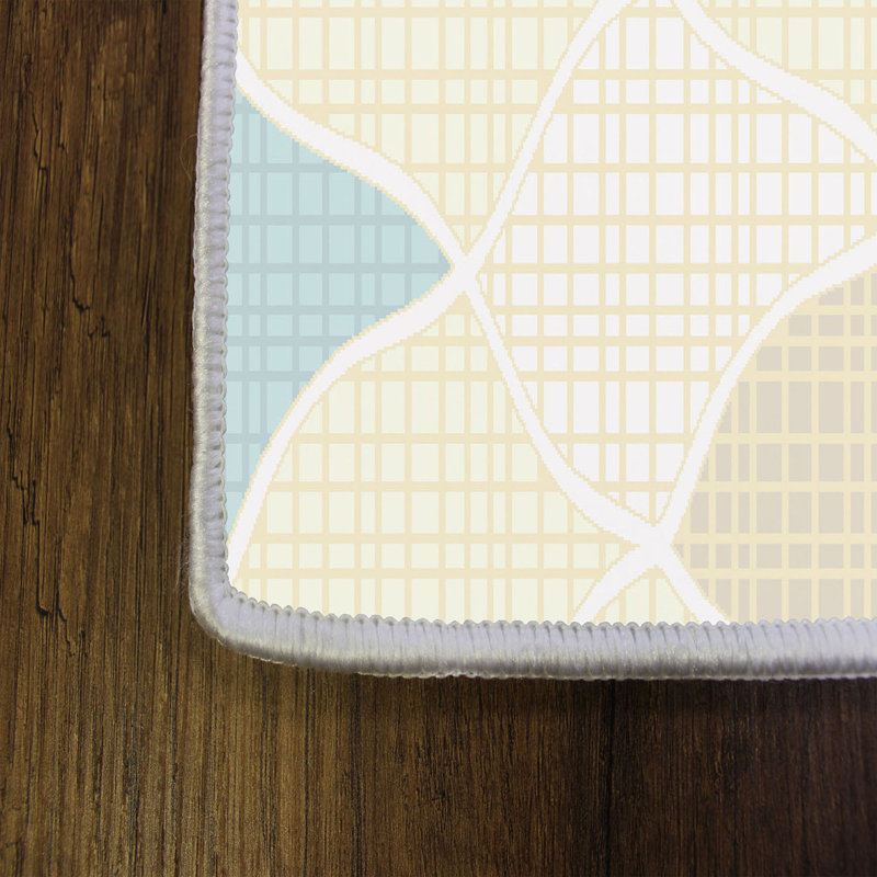 Soft Hall Carpet (2.6 x 4.9 ft), 1% Polyester, .3 in Pile Height | Antibacterial, Non-Slip Underside, 65 g/m² | Machine Washable, 3D Digital Print | Perfect for Living Room, Entryway & Bedroom Décor