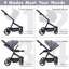 3-in-1 Baby Stroller and Playard with Reversible Seat, One-Hand Fold, Lightweight, Gray