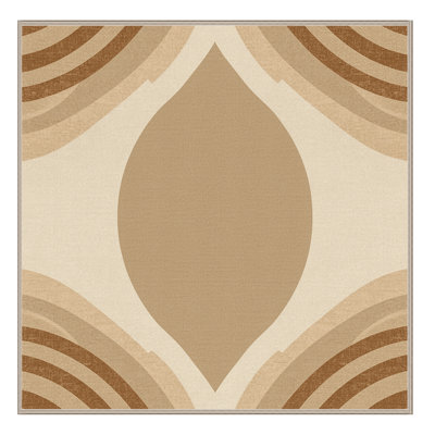 Tapis brun doux et moelleux Défino