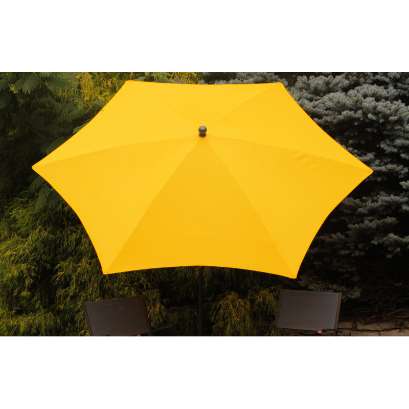 Giada 250cm Market Parasol, Yellow