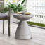 Table d'appoint d'extérieur en béton léger