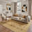 Eclat Geometric Machine Washable Brown Indoor Area Rug with Non-Slip Backing-129158175