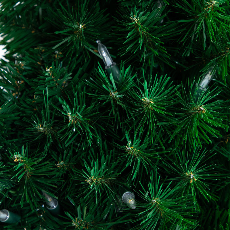 7 pi Arbre de Noël artificiel pré-éclairé avec 500 micro lumières DEL pré-installées