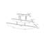 Allyson 3 Tier Silver Grey Metal Countertop Cupcake Display Stand / Modern Organizer Rack