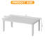 Table basse en aluminium pour table basse de conversation pour l'extérieur-1504766286