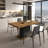 Extendable Dining Table for 6 to 10 People, Rectangular Expandable Solid Wood Table with Storage Leaves, Modern Space Saving Kitchen Table