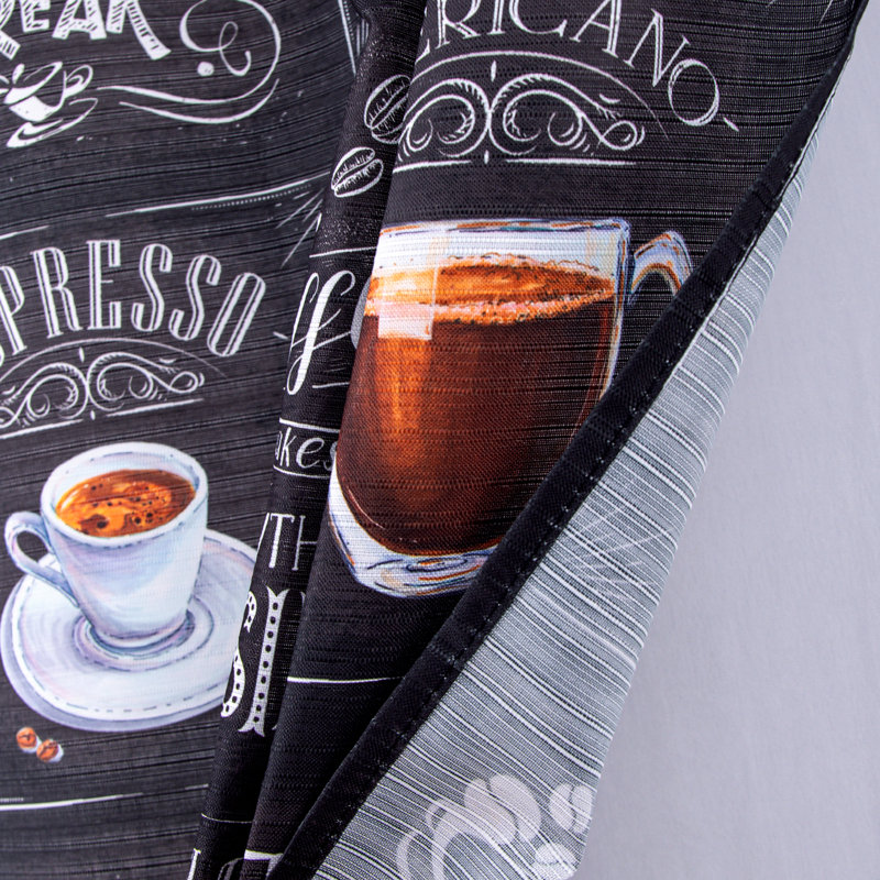 Coffee Cucina Kitchen Curtain Set