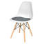 Chaise d'appoint en lin-1365459549