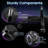 High-Back Adjustable Reclining Ergonomic Fabric PC & Racing Game Chair with footrest-325439092