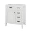 Meuble-lavabo de 30 po sans lavabo supérieur, base d'armoire seulement, armoire de rangement de salle de bain avec 3 tiroirs, une porte avec tablette-2595507