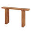 Longue console pour le hall d'entrée, table de canapé rectangulaire en bois de ferme derrière la table de canapé-628746513