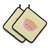 Caroline's Treasures Striped Polyester Potholder