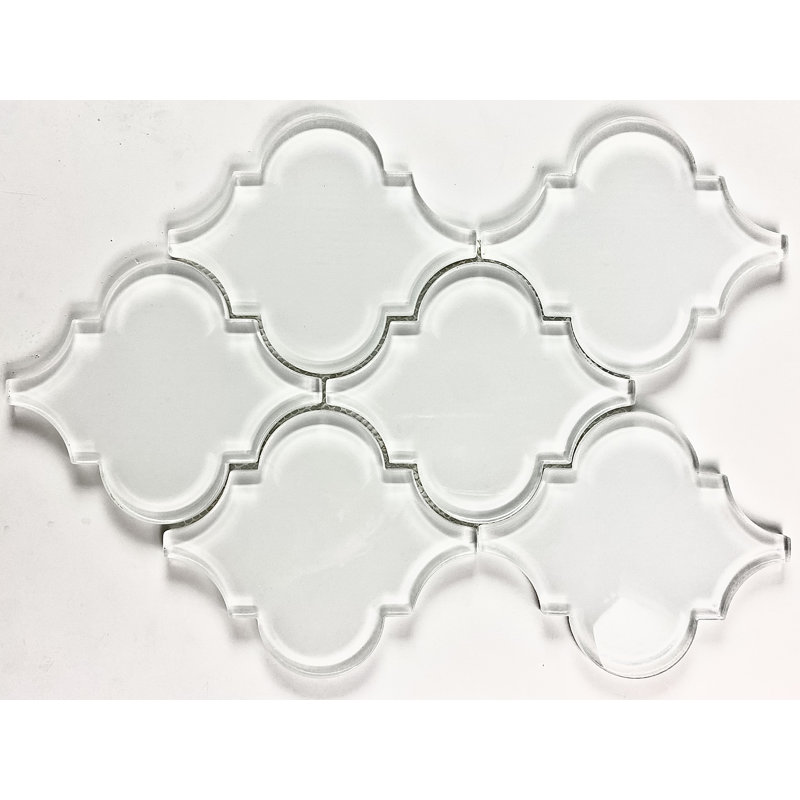 Carreau de mosaïque en verre 5,25 x 6,25 po
