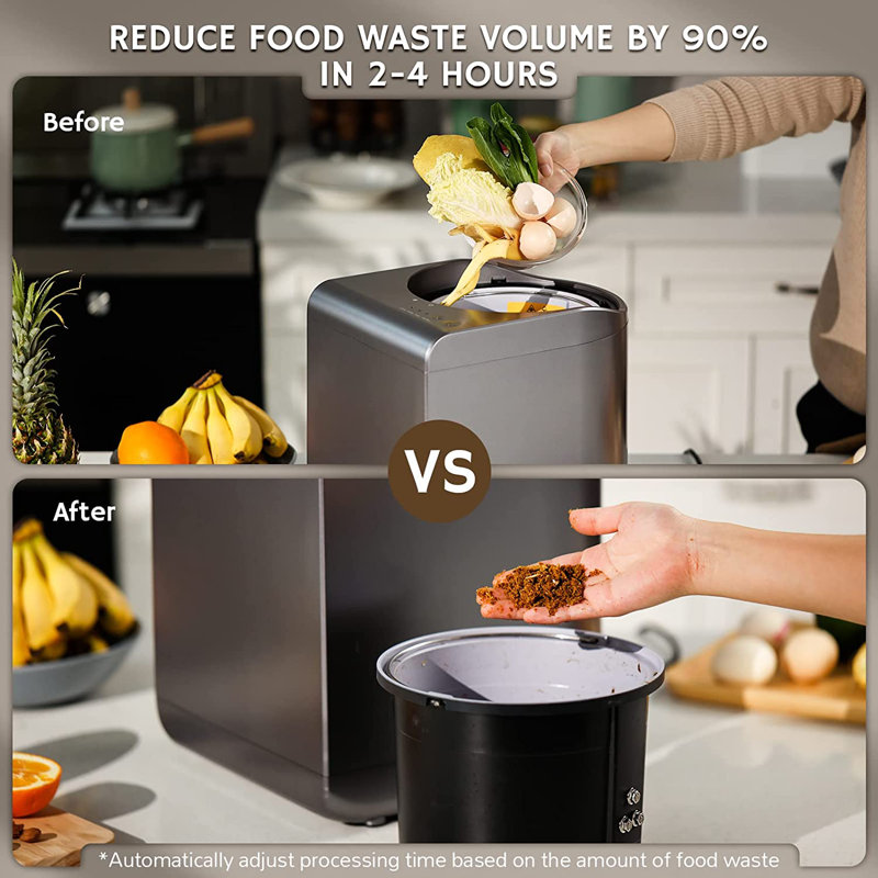 Airthereal Electric Kitchen Composter, 2.5L Capacity with SHARKSDEN® Tri-Blade