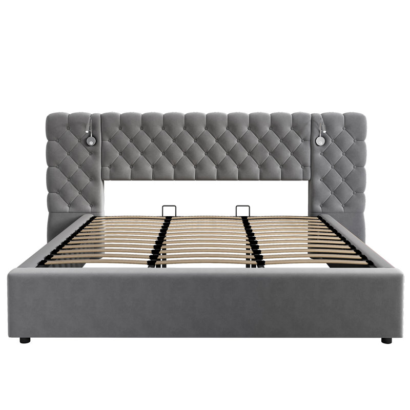Upholstered Ottoman Storage Bed