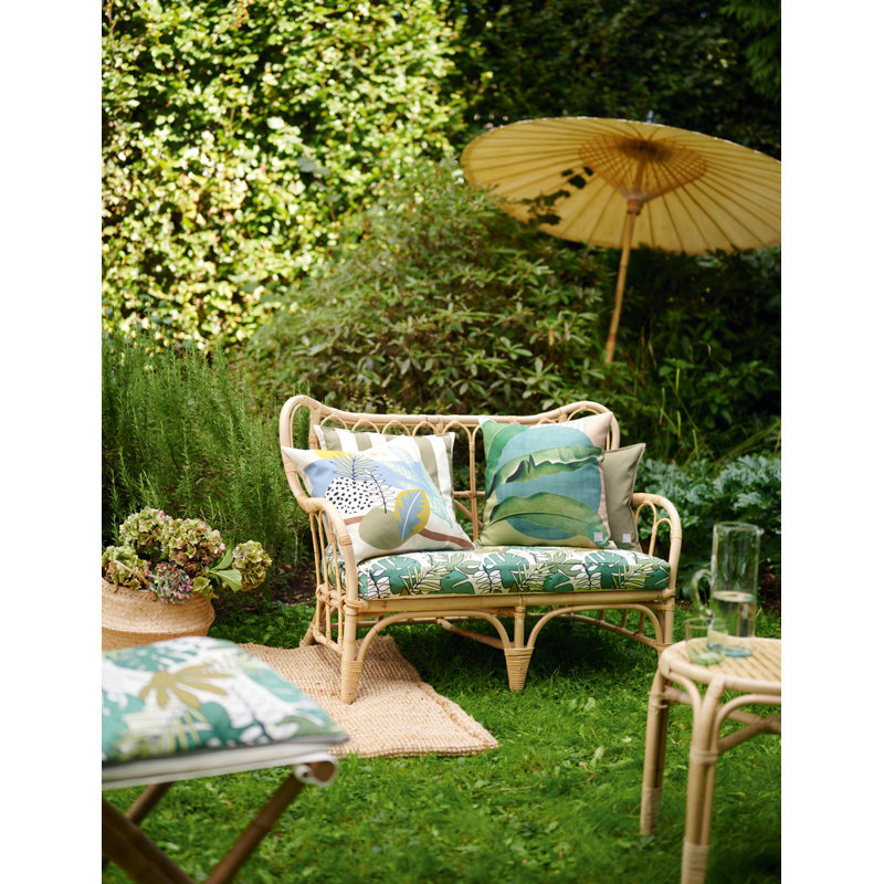 Outdoor Indoor / Outdoor Striped Square Cushion Cover, Polyester