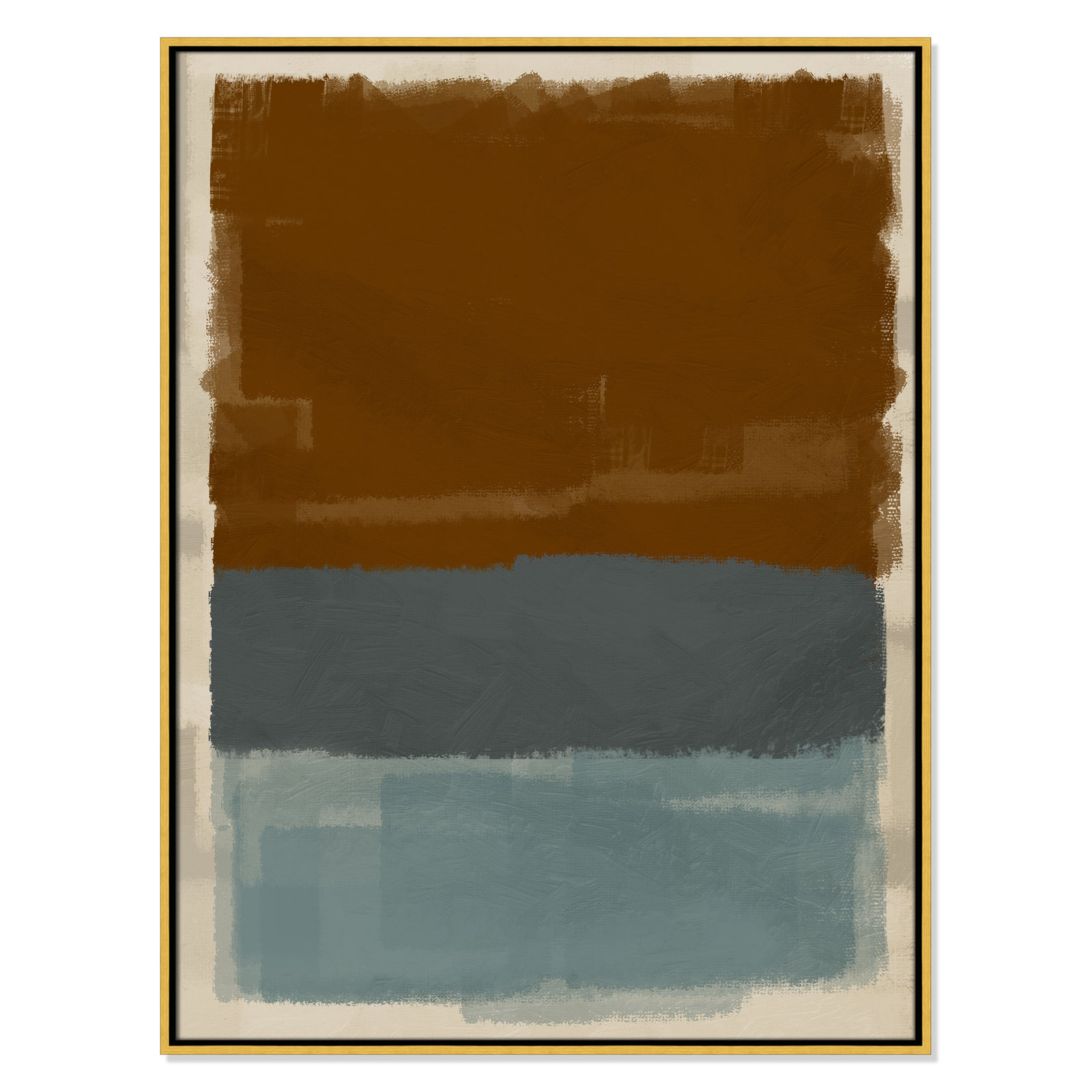 Turbulent Honesty Print by Marcus Prime, 31.5'' W x 41.5'' H, Gold Floater