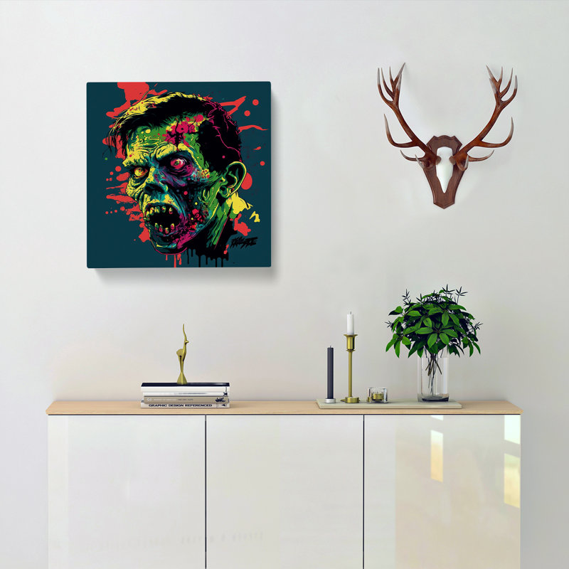 Zombie - No Frame Print, 35cm H x 35cm W x 3cm D