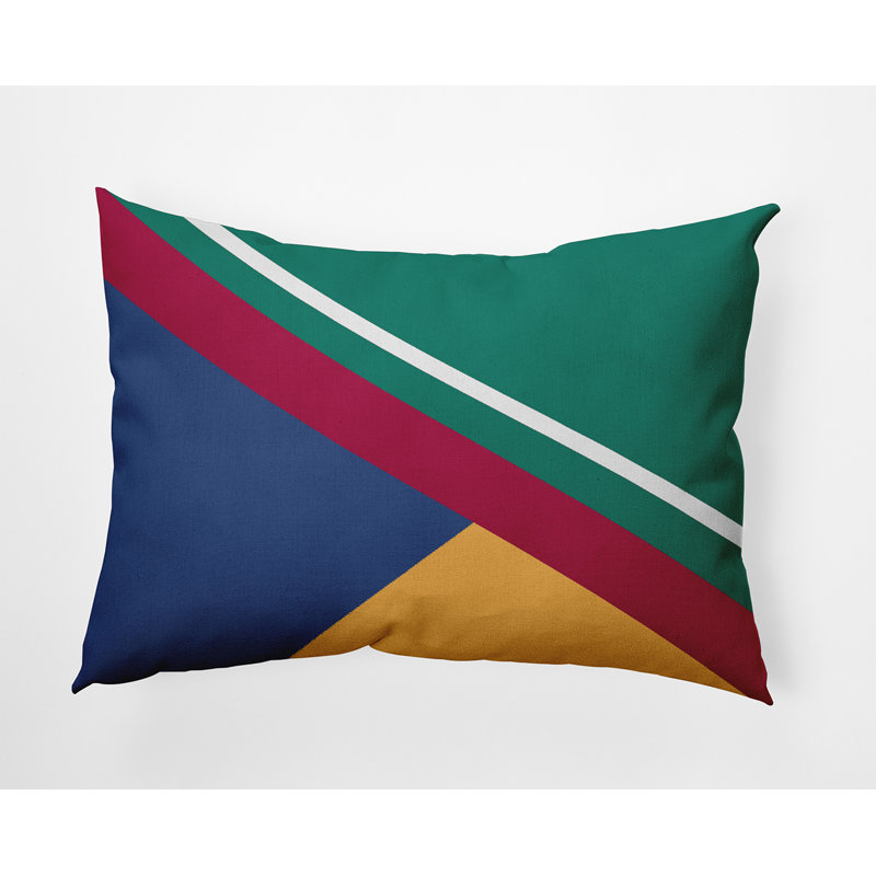  Housse et insert de coussin rectangulaire en polyester pour l'intérieur et l'extérieur, Vert trèfle
