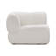 Coin de coin en tissu recyclé crème Zenith-119402016