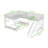 Twin and Twin over Full Bunk Bed with Desk and Slide