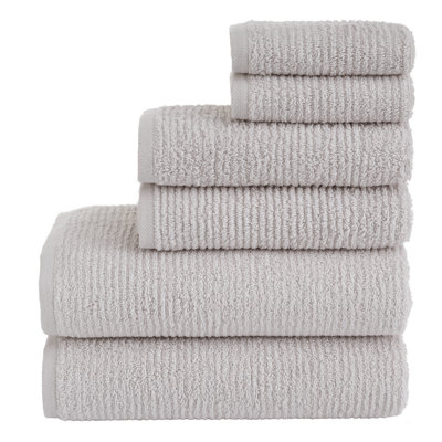 Ensemble de serviettes de bain en coton turc 6 pièces Douglas