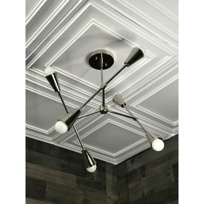 Lustree linéaire 6 lumières spoutnik modern Neha