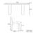 French retro simple rectangular dining table set-107362593