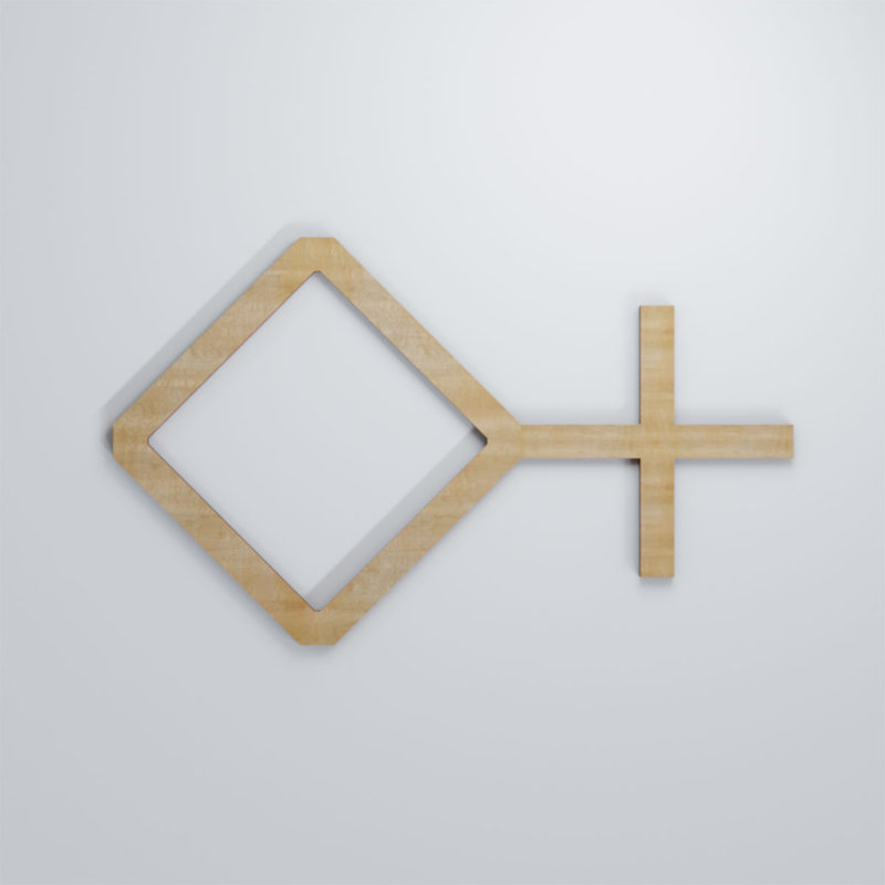 Panneaux muraux en bois Cameron, Bouleau, H 7 3/8 po x l 12 1/4 po x P 1/4 po