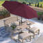 Parasol de marché octogonal Loudean-269600699