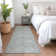 Premium Machine Washable Kishonna AMF43 Gray Rug